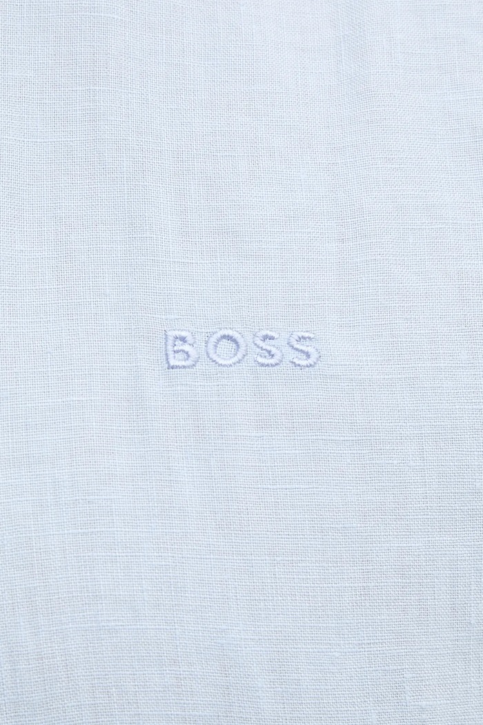 BOSS camasa de in 50520283 albastru