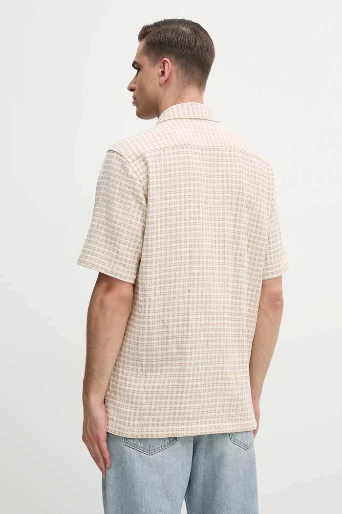 Clothing Samsoe Samsoe shirt SAAYO M25100078 beige