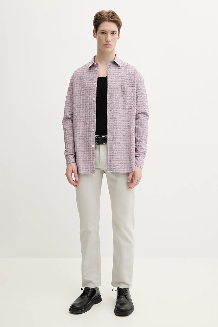 Samsoe Samsoe camasa SALUAN M25100056 violet SS25