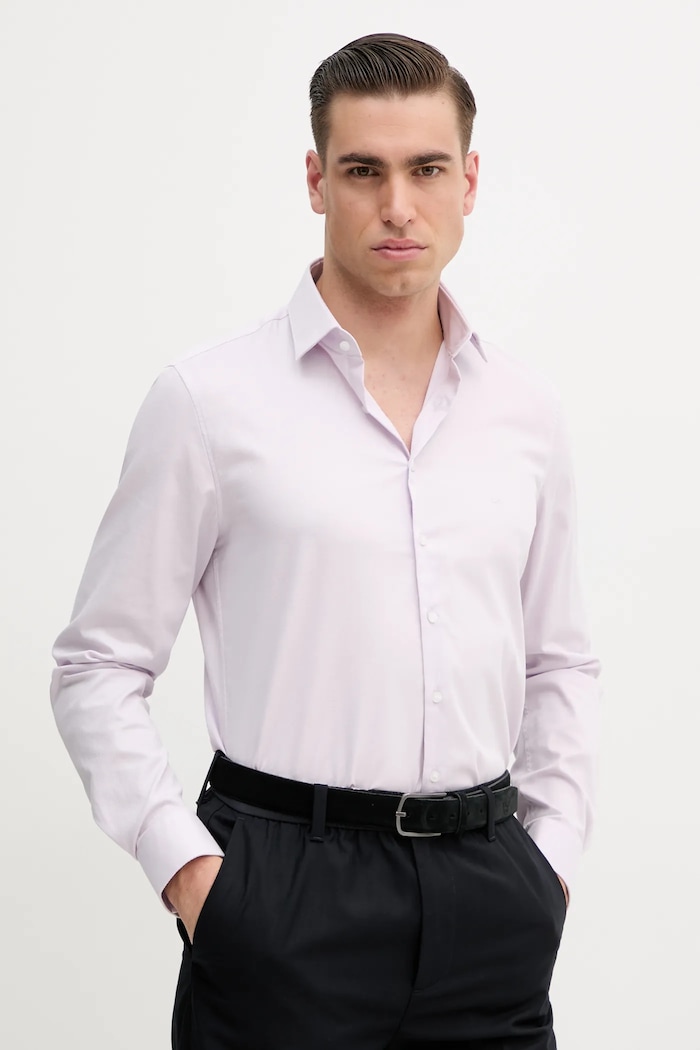 Calvin Klein camasa uni violet K10K114298