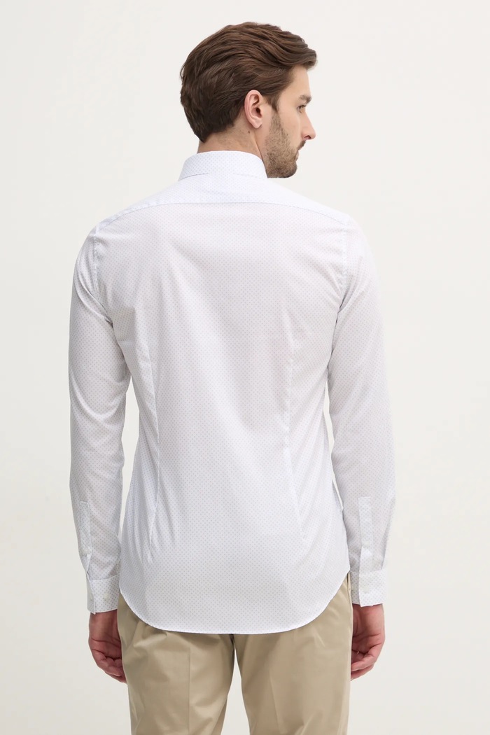 Odzież Calvin Klein koszula K10K114299 biały