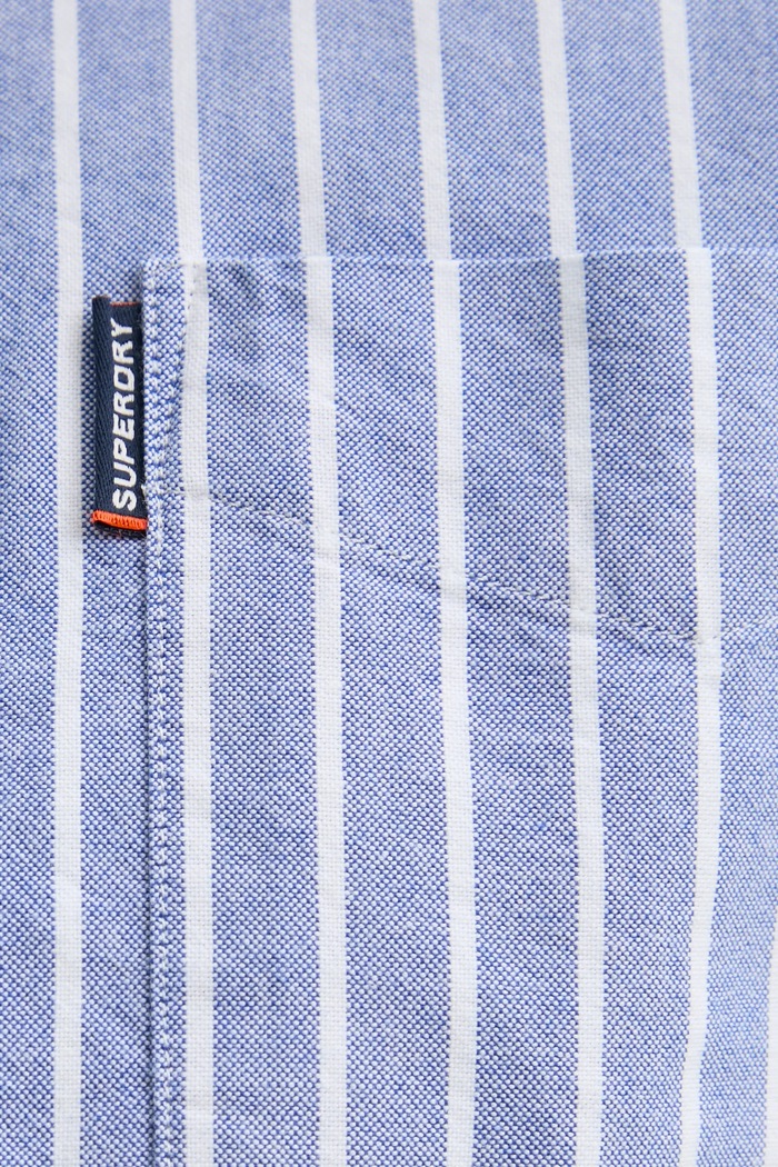 Superdry camasa din bumbac M4010991A.E8W albastru