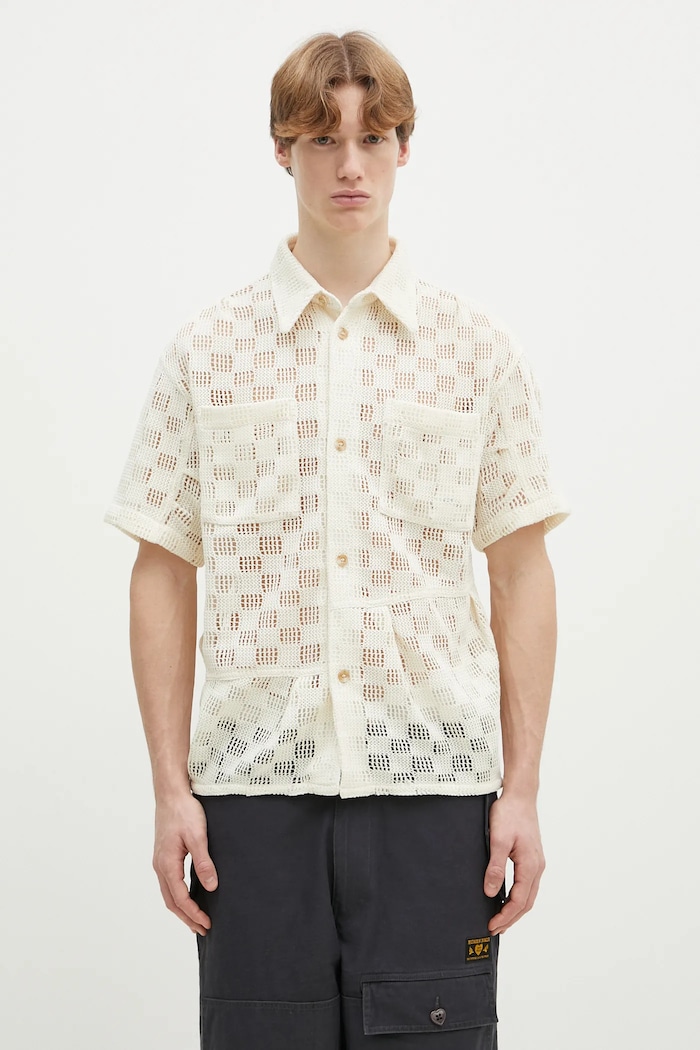 Andersson Bell camicia Letto Knitted regolare beige atb1234m