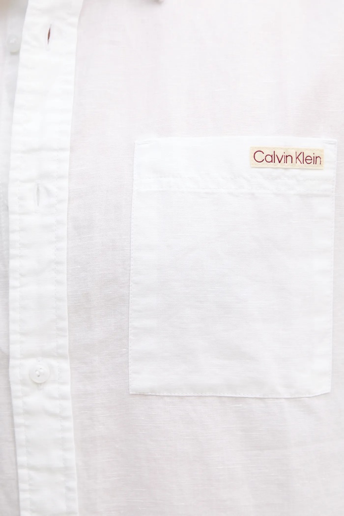 Calvin Klein Jeans camasa de in alb J30J327296
