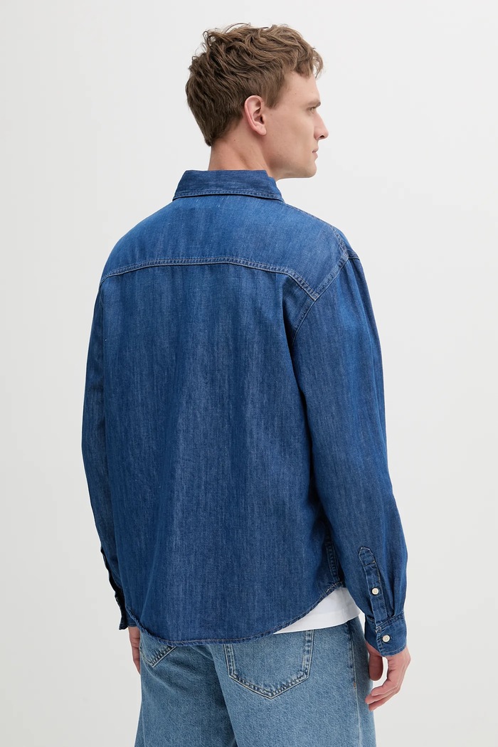 Oblečenie Košeľa Calvin Klein Jeans J30J327509 modrá