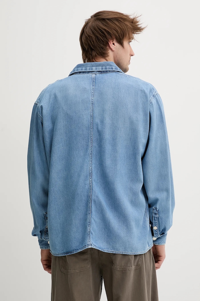 Oblačila Jeans srajca Won Hundred 3651.15152 modra