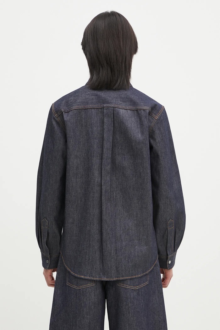 Ruházat Helmut Lang farmering Curved Cl Shirt.Bkly O09DM501 sötétkék