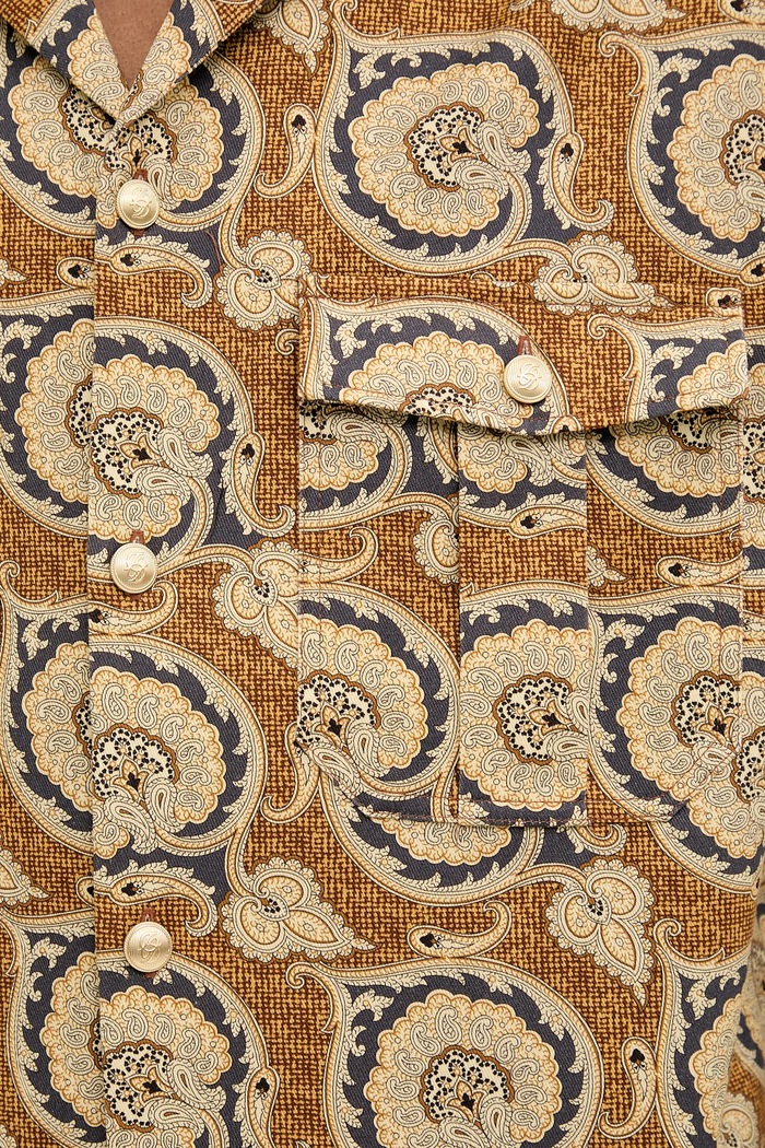 Drôle de Monsieur cămașă din bumbac La Chemise Paisley G.SH203.CO189.MS