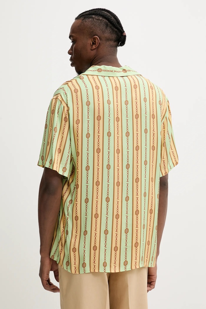 Îmbrăcăminte Drôle de Monsieur cămașă La Chemise Bijoux G.SH204.VI016.LGN verde