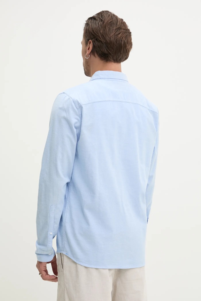 Ρούχα Πουκάμισο Hollister Co. KI325.5121.210 μπλε