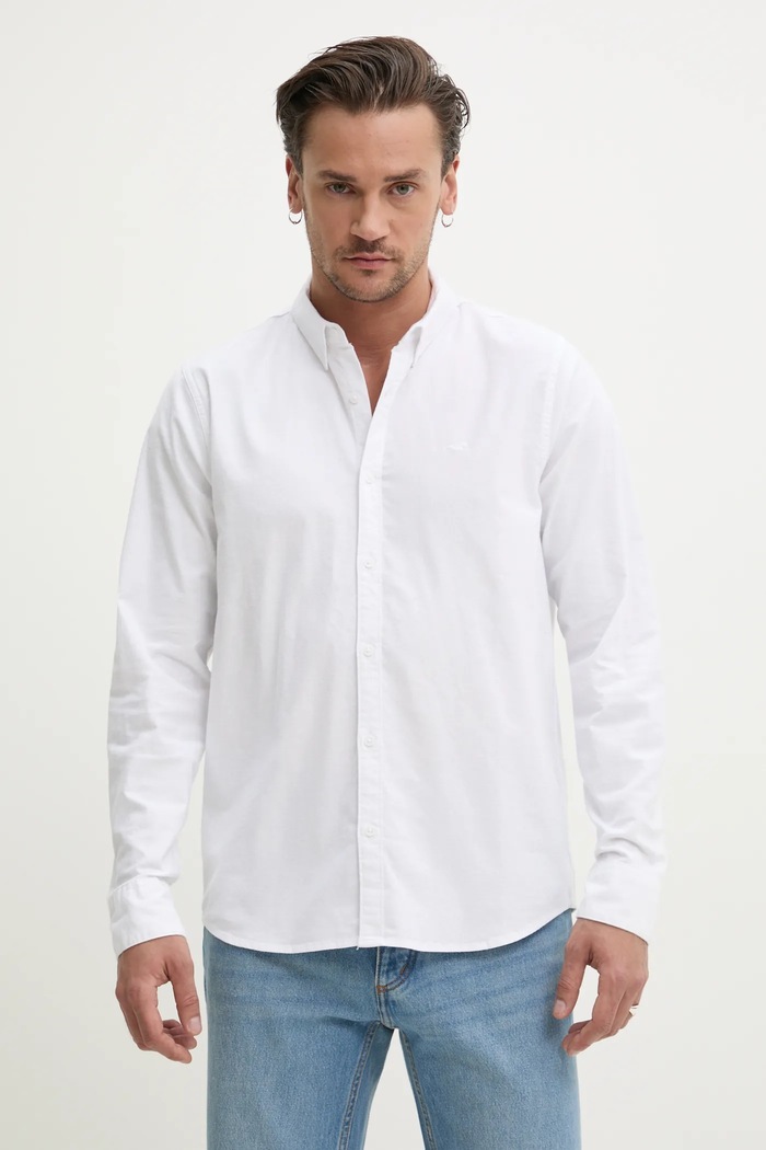 Hollister Co. Πουκάμισο Hollister Co. λευκό KI325.5130.100