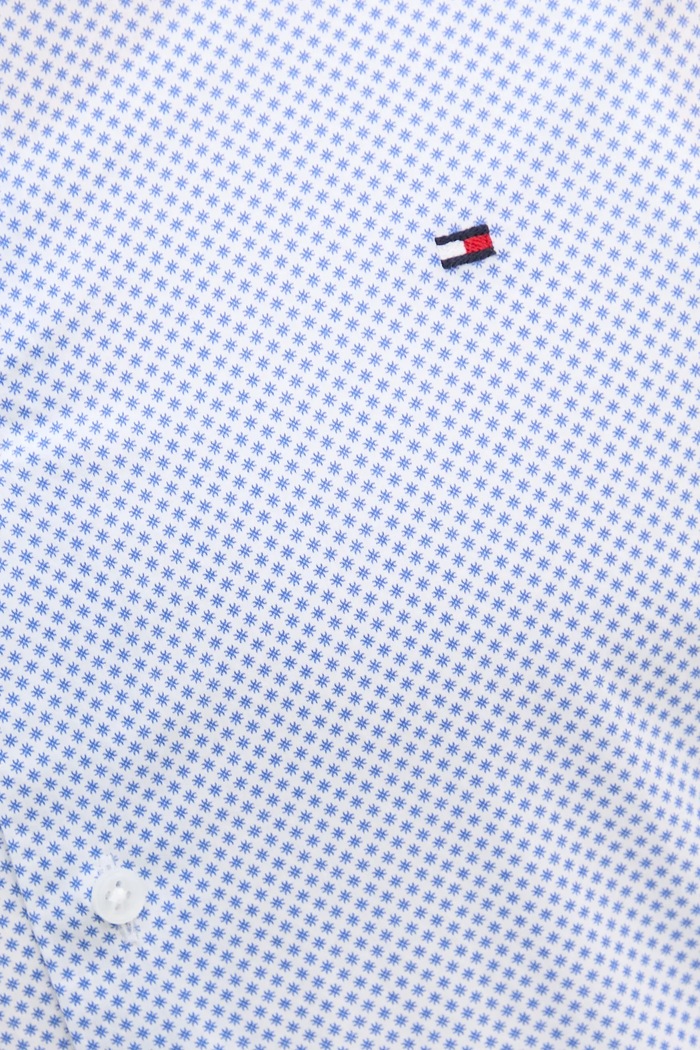 Bombažna srajca Tommy Hilfiger MW0MW38960 modra