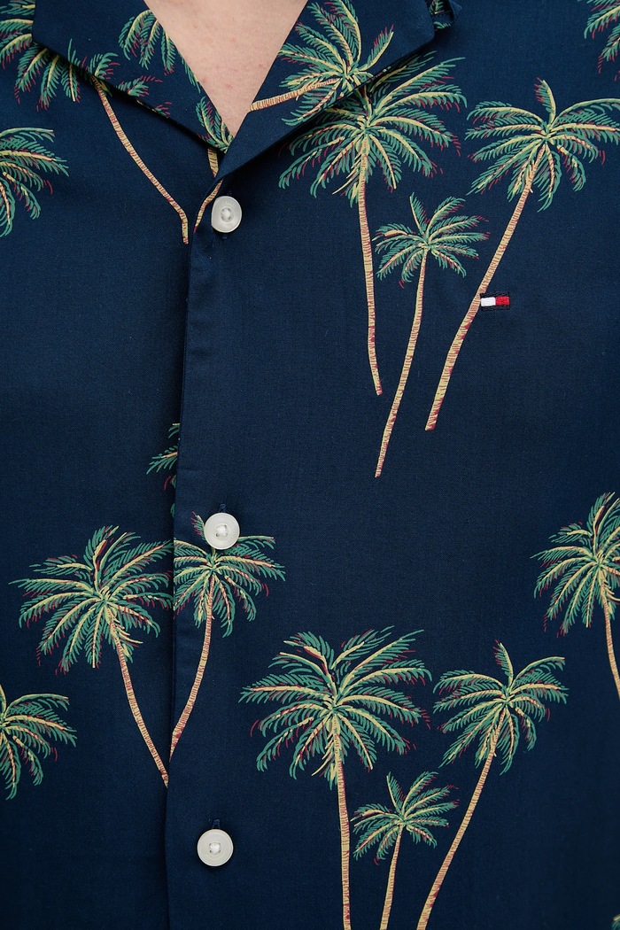 Košeľa Tommy Hilfiger MW0MW38580 tmavomodrá