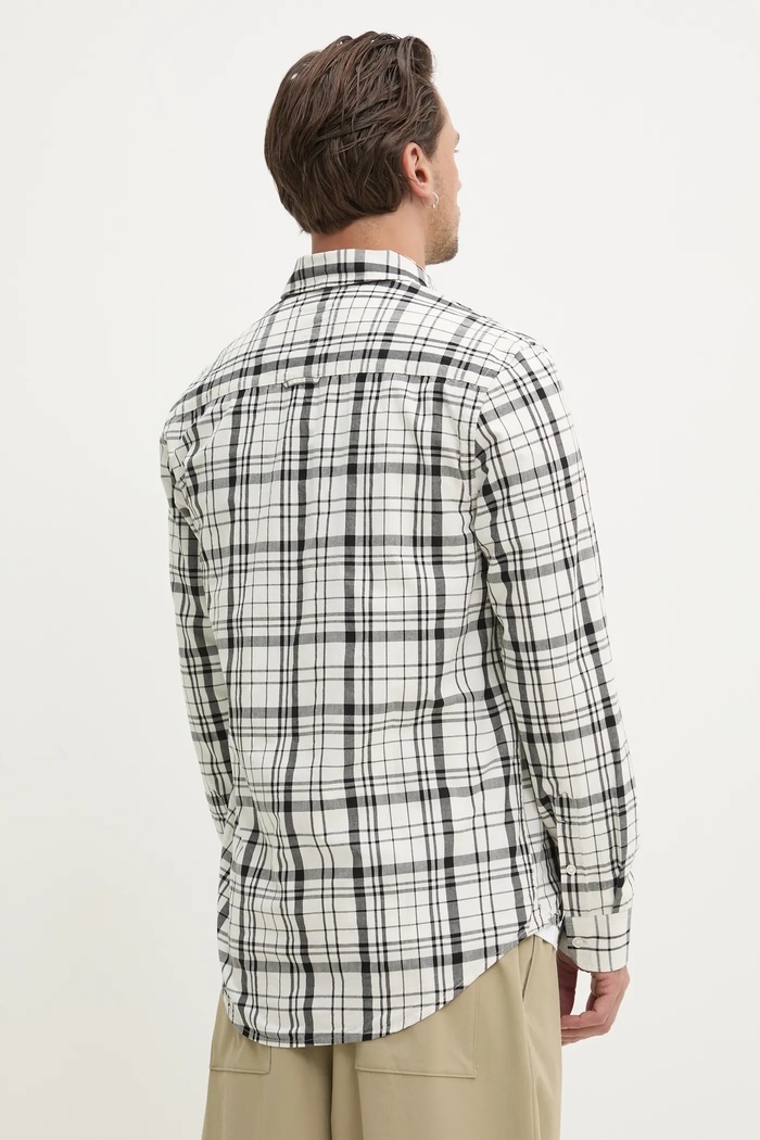 Odzież Tommy Jeans koszula bawełniana DM0DM20885 biały