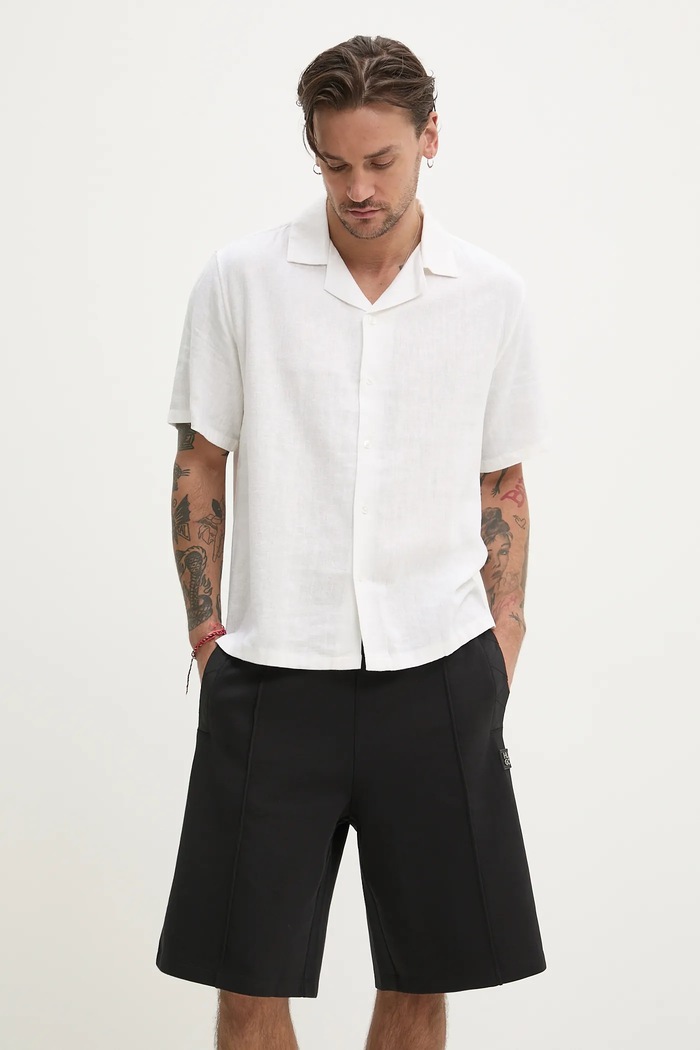Abercrombie & Fitch Πουκάμισο Abercrombie & Fitch μπεζ KI125.5075.100