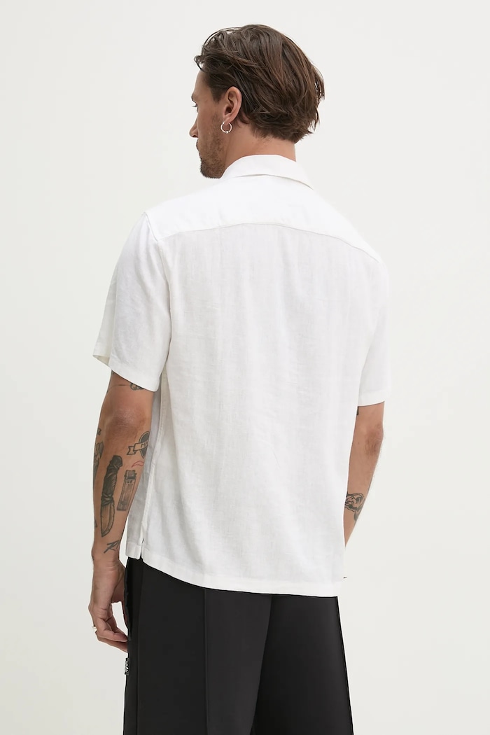 Ρούχα Abercrombie & Fitch Πουκάμισο Abercrombie & Fitch KI125.5075.100 μπεζ