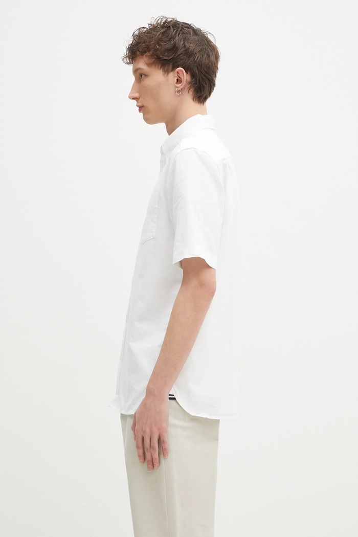 Fred Perry camicia in cotone M8730.100 beige SS25