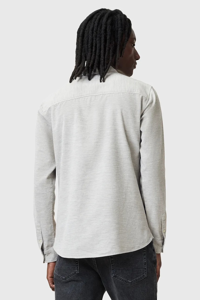 Ruházat AllSaints pamut ing LORELLA M151SB szürke