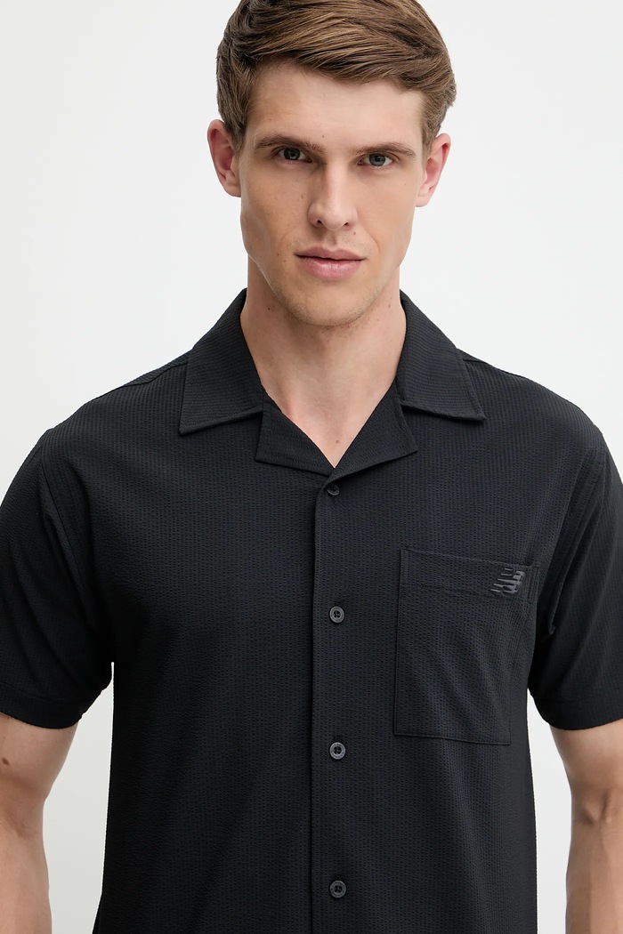 New Balance camicia nero MT51523BK