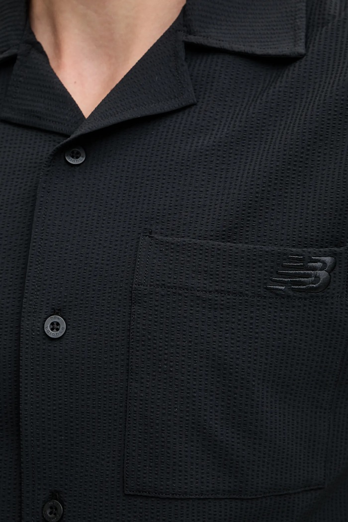 New Balance camicia MT51523BK nero