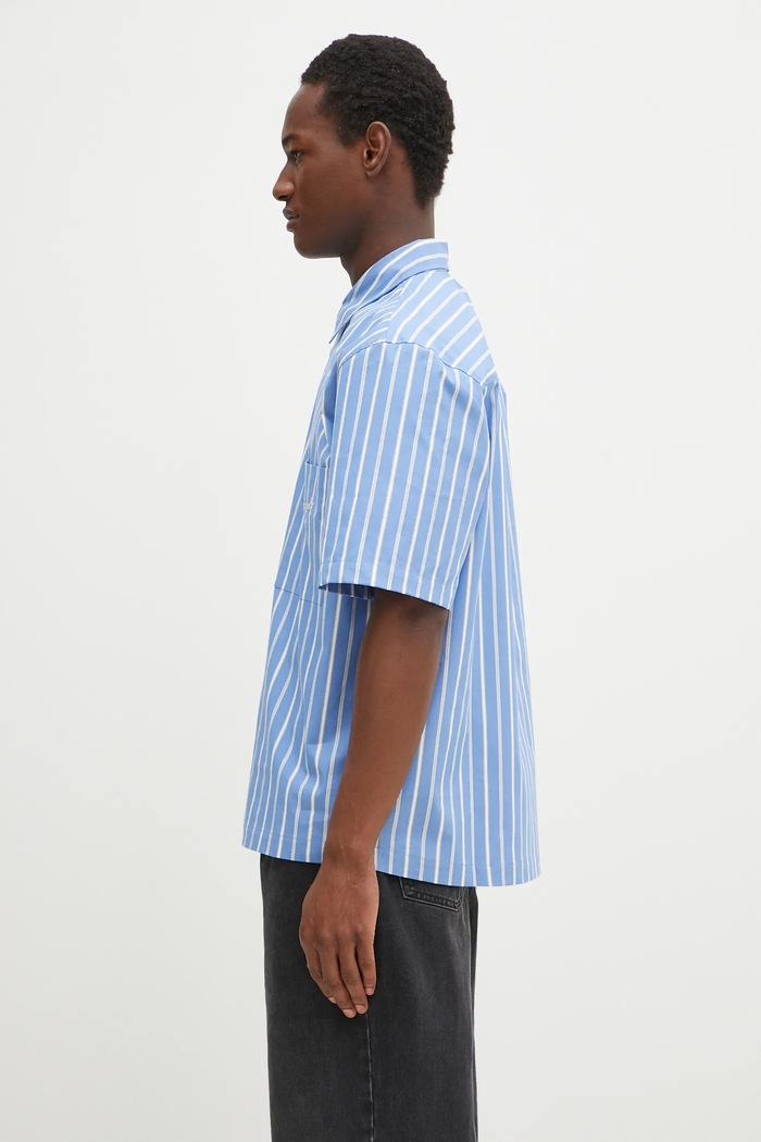 Πουκάμισο Axel Arigato Daily Shirt A2902002 μπλε SS25