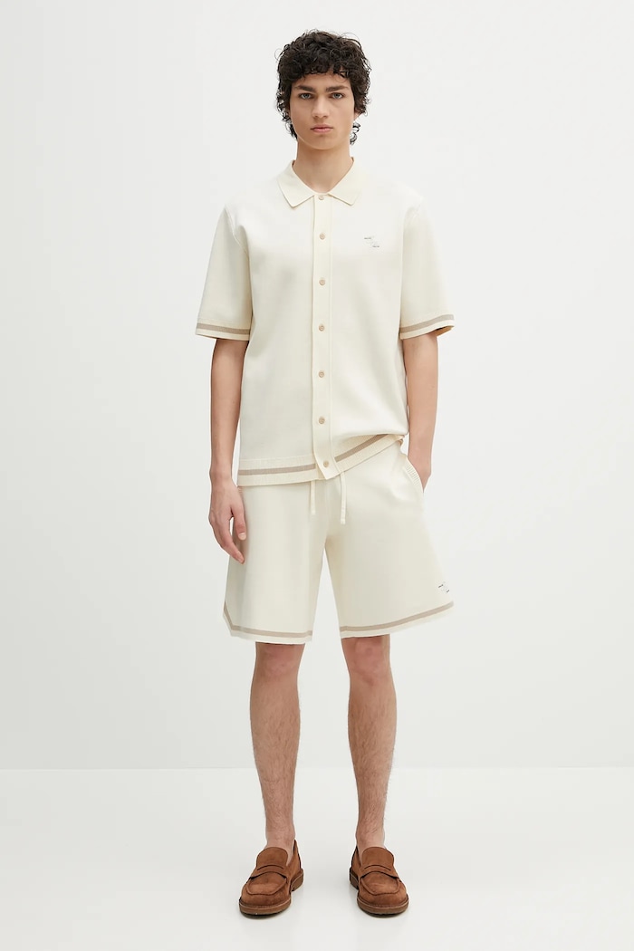 Filling Pieces camicia Classic 91222209936 beige