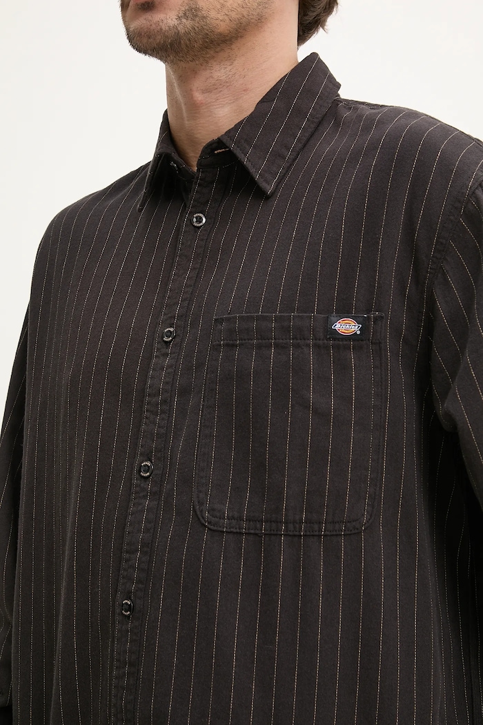 Bavlněná košile Dickies DK0A4Z7NBLK1 černá