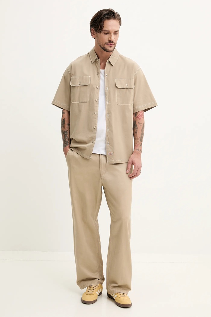 Košile Dickies DK0A4Z7R0DS1 béžová SS25