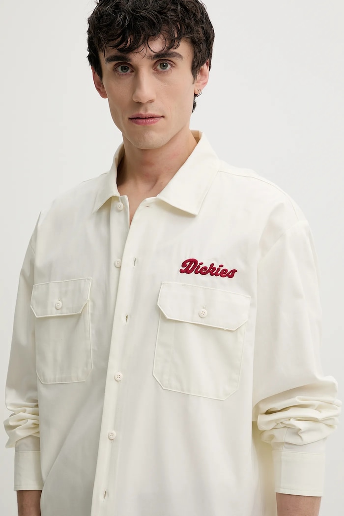Bavlnená košeľa Dickies béžová DK0A4Z7PC481