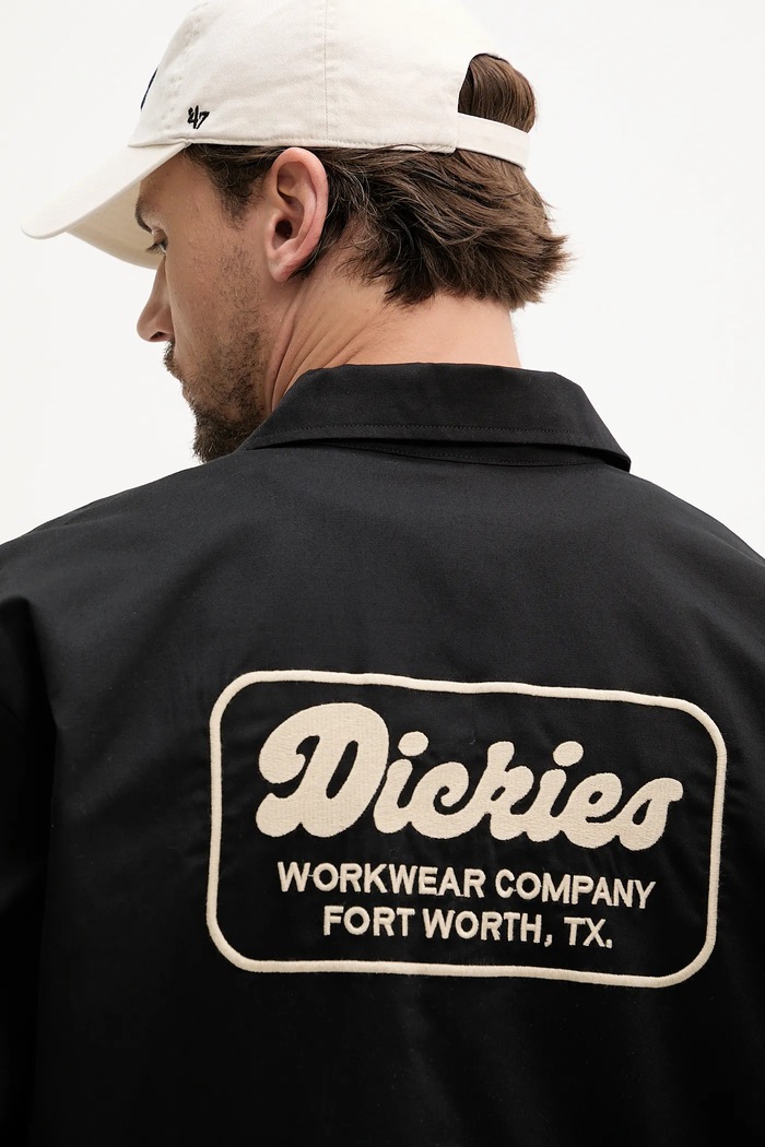 Bavlněná košile Dickies DK0A4Z7PBLK1 černá