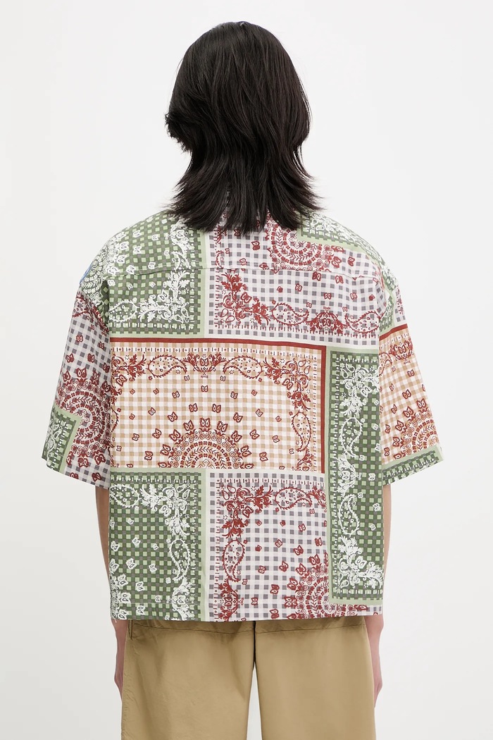 Abbigliamento RHUDE camicia Bandana Boxy Work RHSS25SR05217 multicolore