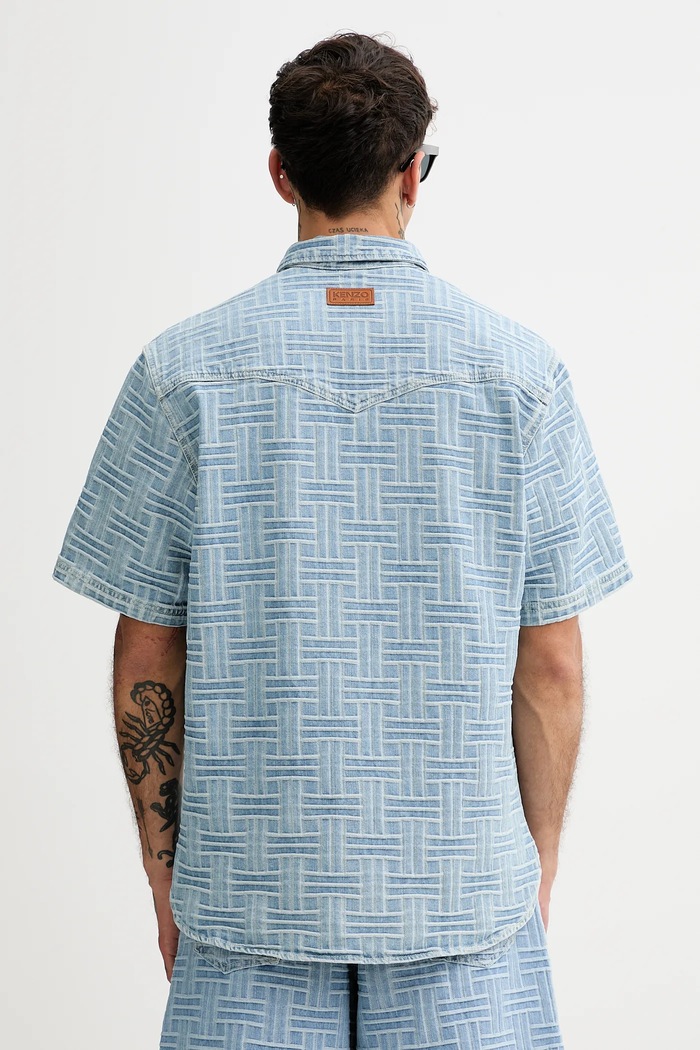 Îmbrăcăminte Kenzo Cămașă din denim FF55DC1026J4.DB albastru
