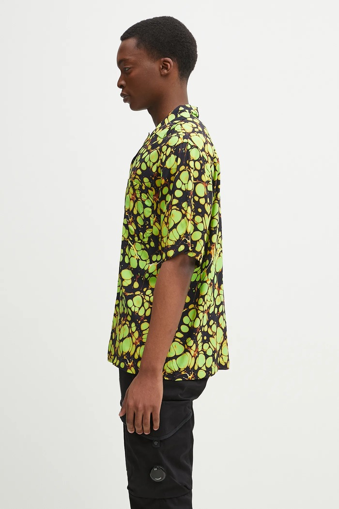 Martine Rose camicia Hawaiian 404WS24416 verde SS25