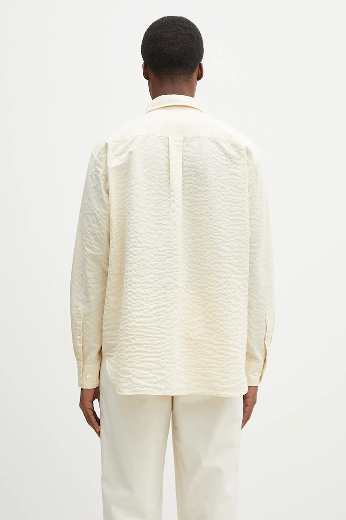 Ρούχα Πουκάμισο Norse Projects Mo Oversized Check Shirt N40.0820.2064 μπεζ