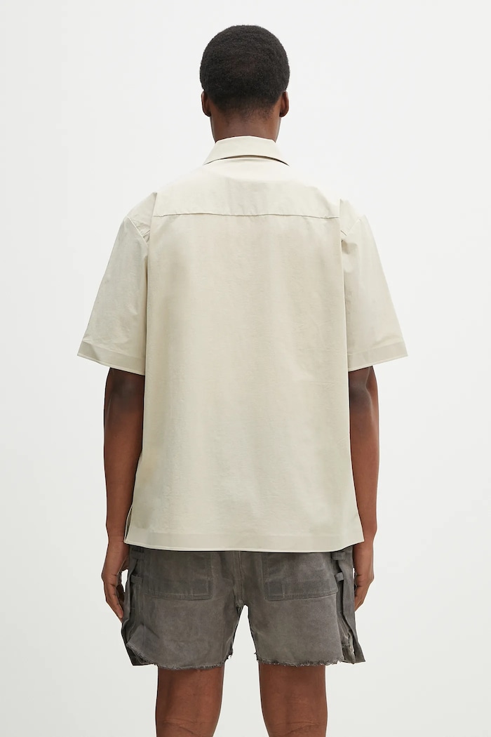 Ρούχα Πουκάμισο Norse Projects Hermann Travel Light SS N40.0824.0920 μπεζ