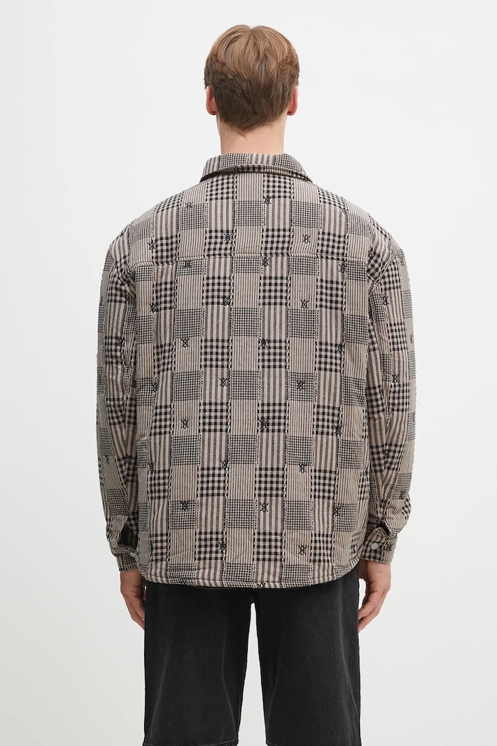 Ruházat Daily Paper rövid kabát Quilted Shield Ls Shirt 2511020 bézs