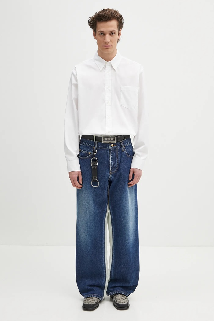 Our Legacy cotton shirt Beyond Bd M2252BW white