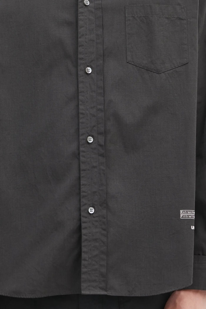 Βαμβακερό πουκάμισο Undercover Shirt/blouse μαύρο UP1E4410