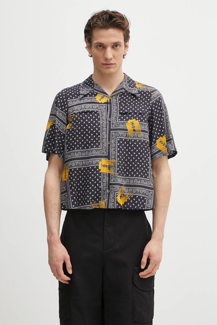 Риза Undercover Shirt/blouse свободна тъмносин UP1E1406