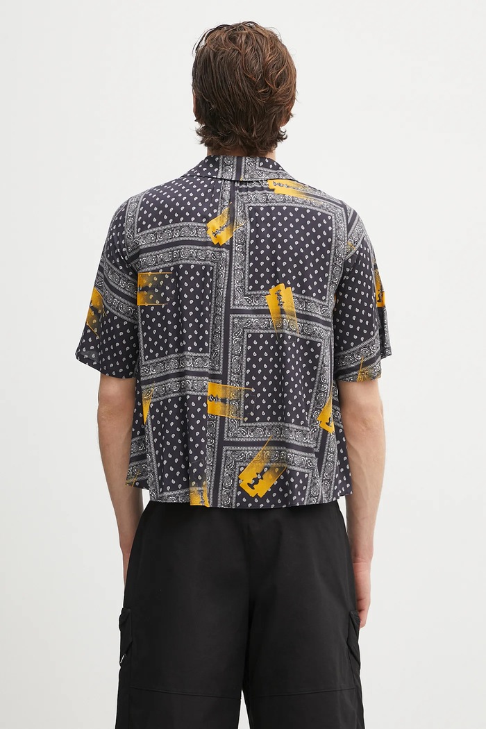 Дрехи Риза Undercover Shirt/blouse UP1E1406 тъмносин