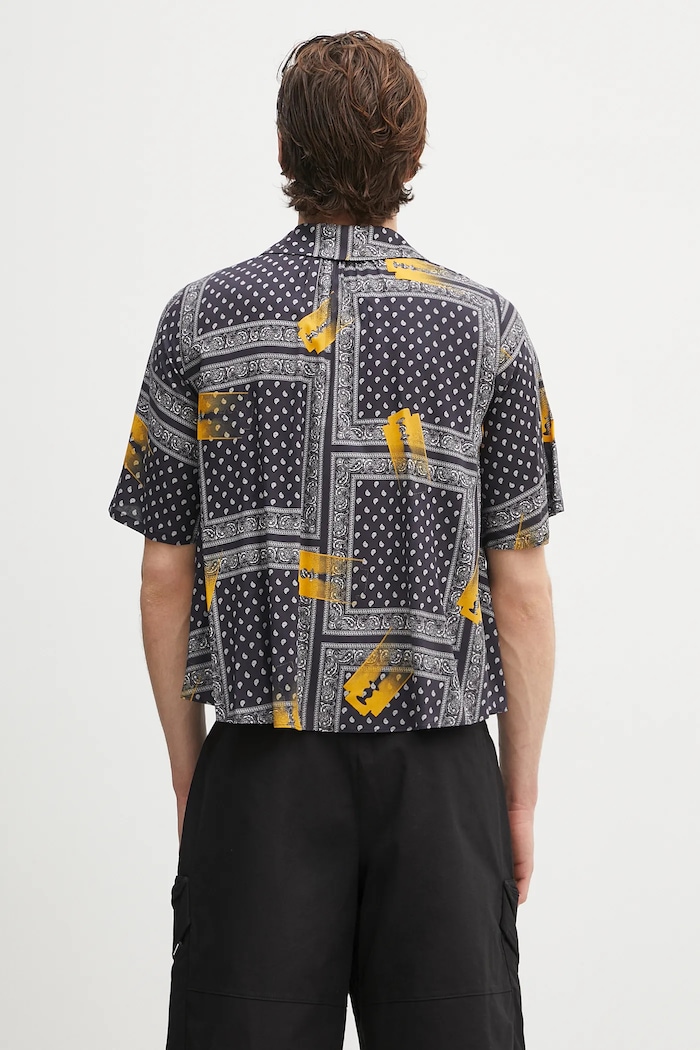Дрехи Риза Undercover Shirt/blouse UP1E1406 тъмносин