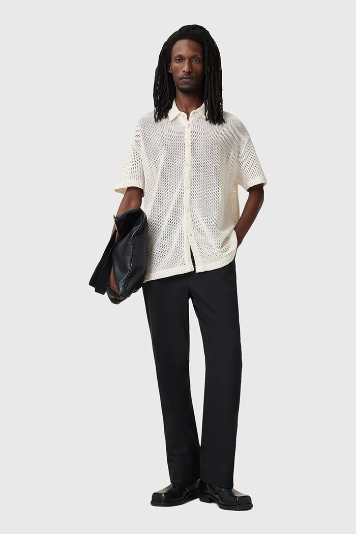 AllSaints Bavlnená košeľa AllSaints MUNROE M115SC