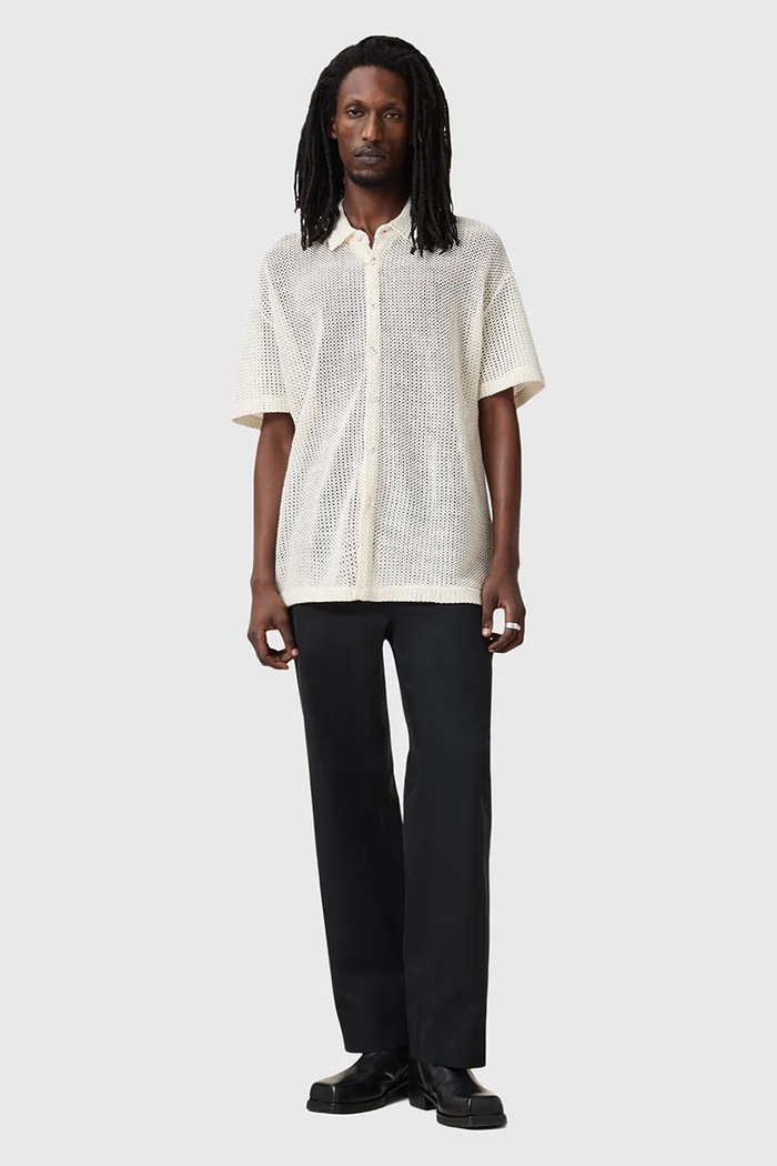 AllSaints Bavlnená košeľa AllSaints MUNROE M115SC