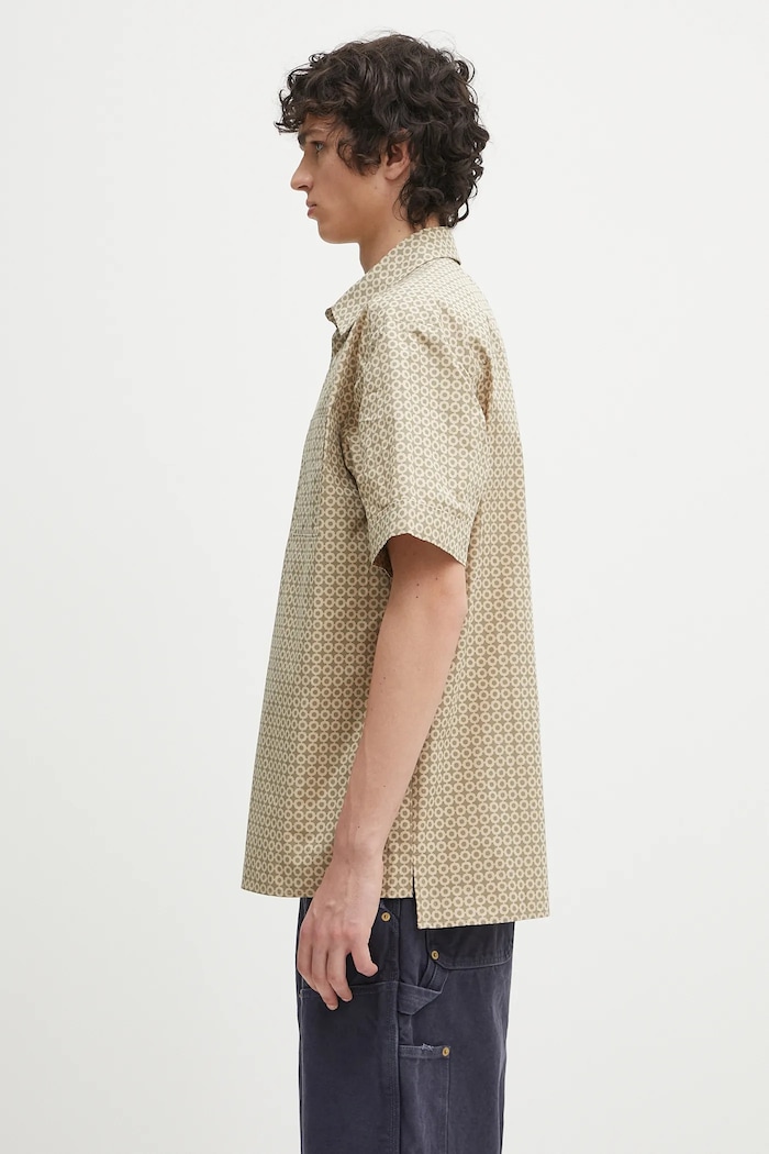 A.P.C. Chemisette Ross shirt cotton Men's COHFY.H12541 beige SS25