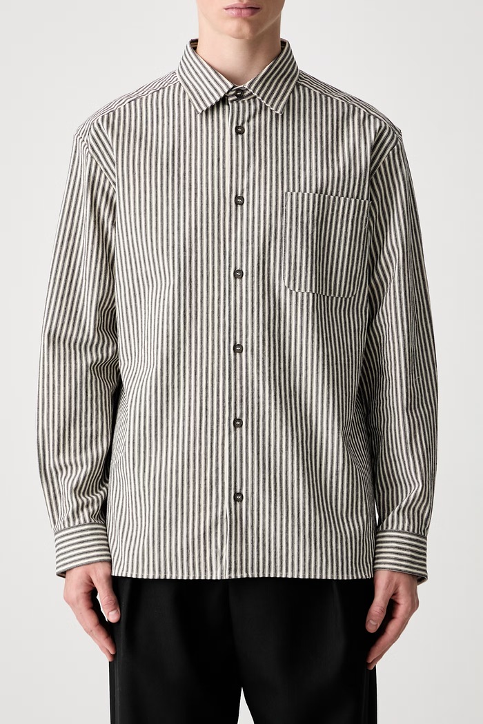 A.P.C. Surchemise Malo košile bavlněná dámská béžová COHGG.H32023