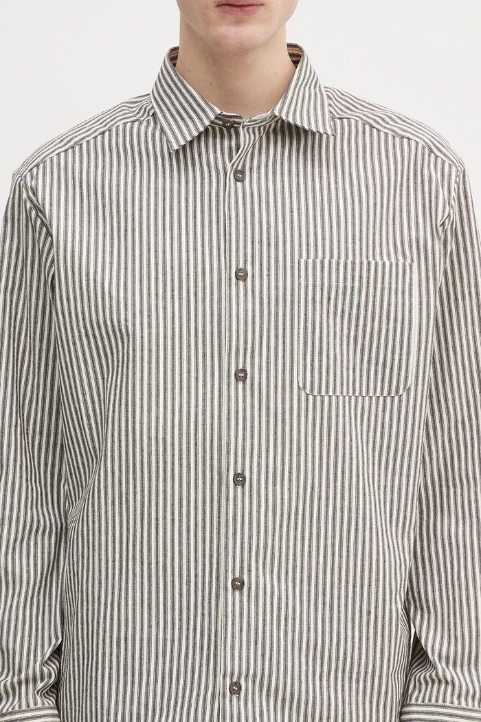 Хлопковая рубашка A.P.C. Surchemise Malo бежевый COHGG.H32023