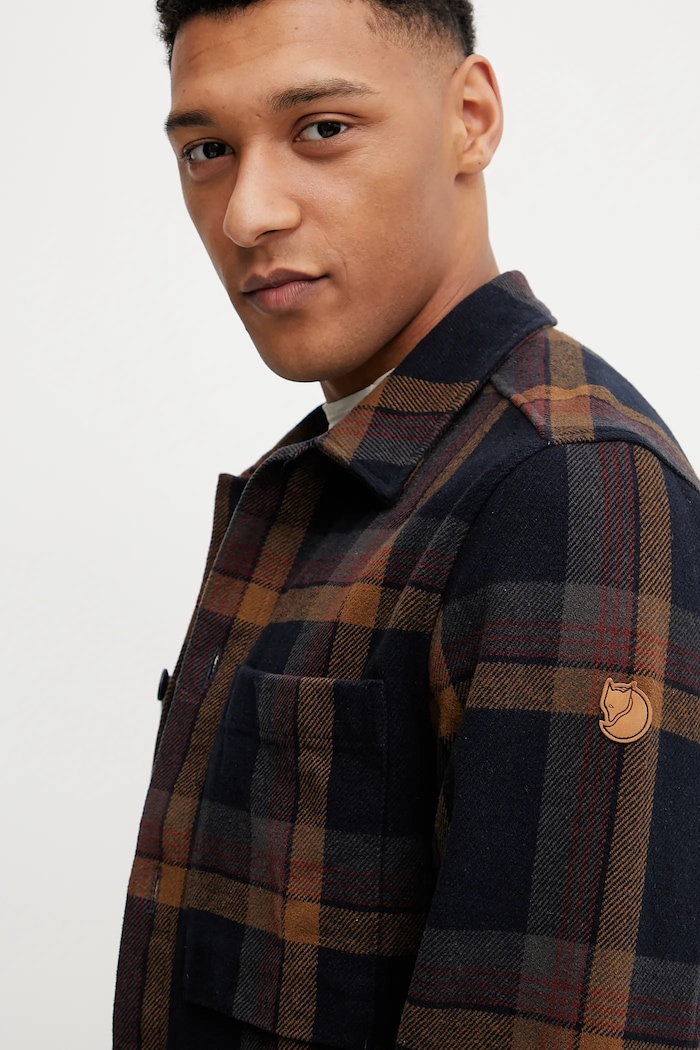 Πουκάμισο μπουφάν Fjallraven Singi Flannel Overshirt M σκούρο μπλε F12600226.555.265