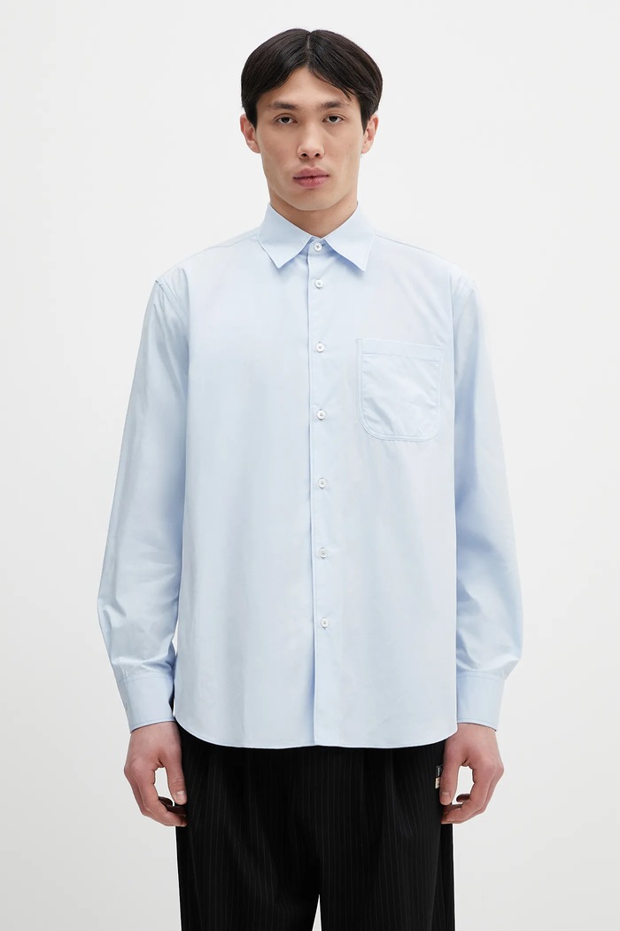 Памучна риза Paul Smith стандартна син M1R.428Z.P02630