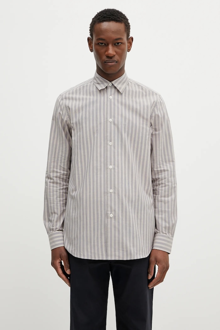 Памучна риза Paul Smith стандартна бежов M1R.901U.P02635