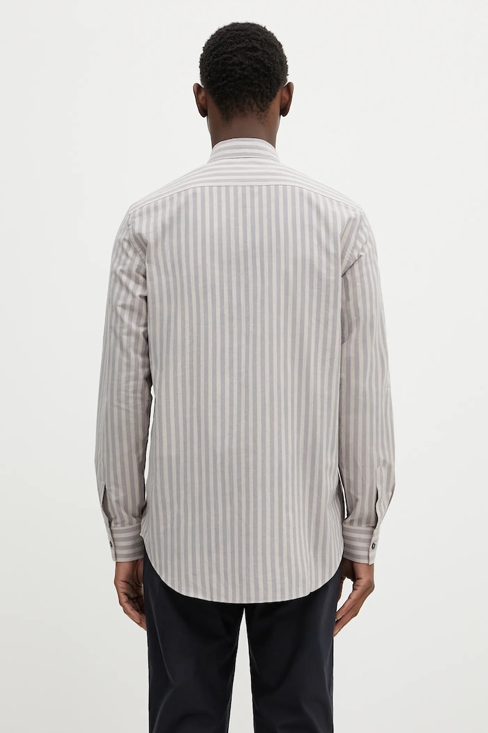 Ρούχα Βαμβακερό πουκάμισο Paul Smith M1R.901U.P02635 μπεζ